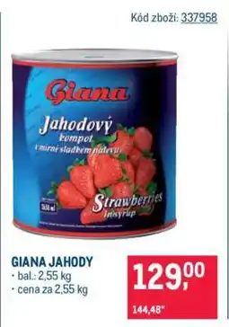 Makro Giana Jahody nabídka