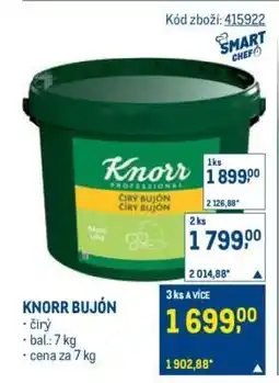 Makro Knorr Bujón nabídka