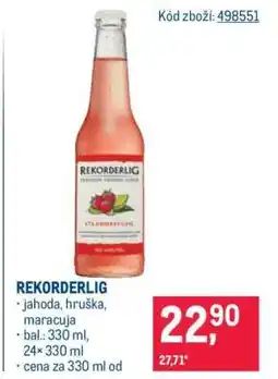 Makro REKORDERLIG nabídka