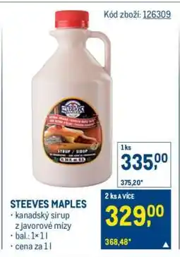 Makro Steeves Maples nabídka