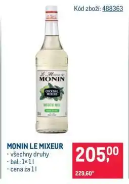 Makro MONIN LE MIXEUR nabídka