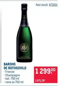 Makro Barons de Rothschild nabídka