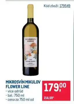 Makro Mikrosvín Mikulov Flower line nabídka