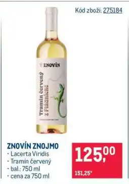 Makro Znovín Znojmo nabídka