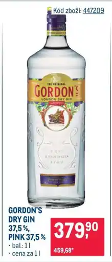 Makro Gordon’s Dry Gin nabídka