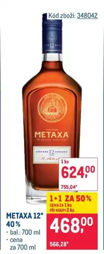 Makro Metaxa 12 nabídka