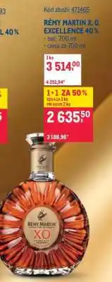 Makro RÉMY MARTIN X. O. EXCELLENCE 40% nabídka