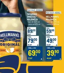 Makro Hellmann’s Majonéza nabídka