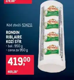 Makro RONDIN RIBLAIRE KOZÍ SÝR nabídka