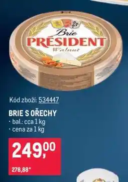 Makro BRIE S OŘECHY nabídka