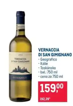 Makro Vernaccia di San Gimignano nabídka