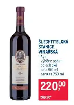 Makro Šlechtitelská stanice vinařská nabídka