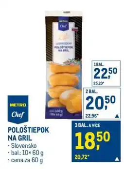 Makro Pološtiepok na gril nabídka