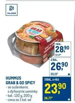 Makro HUMMUS GRAB & GO SPICY nabídka