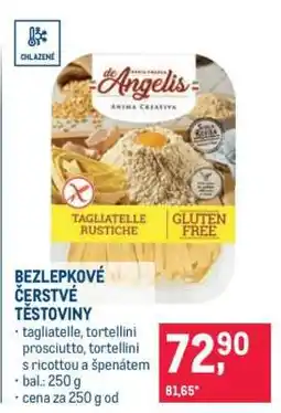 Makro BEZLEPKOVÉ ČERSTVÉ TĚSTOVINY nabídka