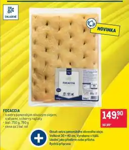 Makro Focaccia nabídka