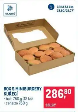 Makro BOX S MINIBURGERY KUŘECÍ nabídka