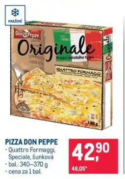 Makro Pizza Don Peppe nabídka