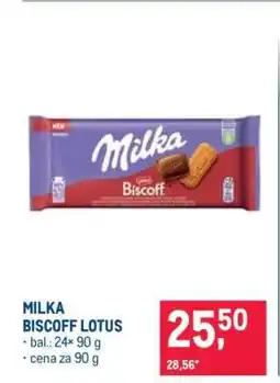 Makro MILKA BISCOFF LOTUS nabídka