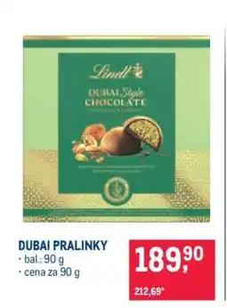Makro DUBAI PRALINKY nabídka