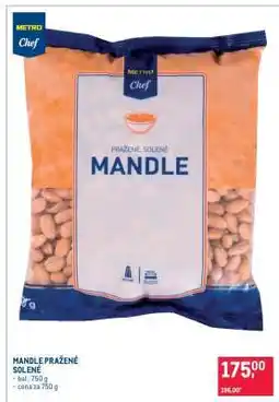 Makro Mandle pražené solené nabídka