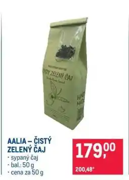 Makro AALIA – ČISTÝ ZELENÝ ČAJ nabídka