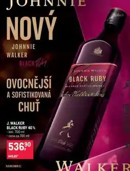 Makro J. WALKER BLACK RUBY 40 % nabídka