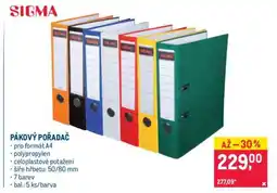 Makro Pákový pořadač nabídka
