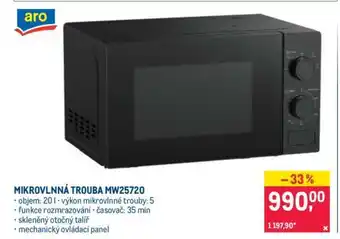 MIKROVLNNÁ TROUBA MW25720