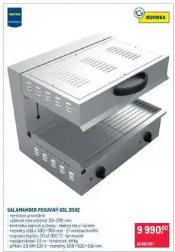 Makro SALAMANDER POSUVNÝ GSL 2002 nabídka
