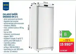 Makro CHLADICÍ SKŘÍŇ GRE6600 GN 2/1 nabídka