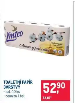 Makro Toaletní papír 3vrstvý nabídka