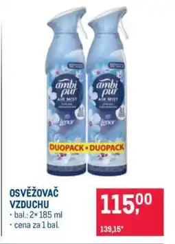 Makro Osvěžovač vzduchu nabídka