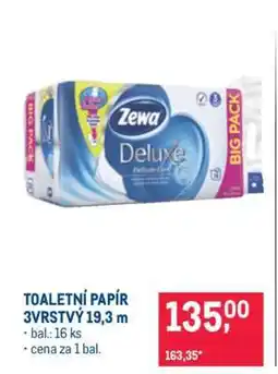 Makro TOALETNÍ PAPÍR 3VRSTVÝ 19,3 m nabídka