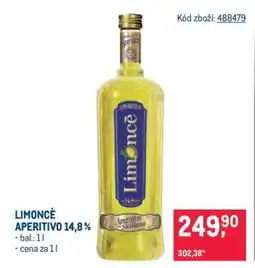 Makro LIMONCÈ APERITIVO 14,8% nabídka