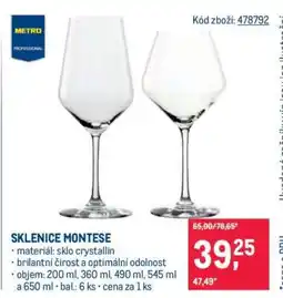 Makro SKLENICE MONTESE nabídka
