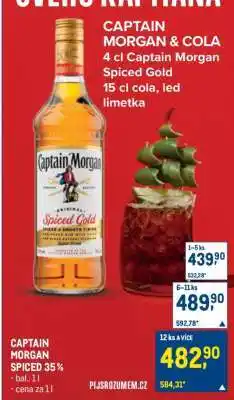 Makro Captain Morgan Spiced 35 % nabídka
