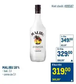 Makro MALIBU 18 % nabídka