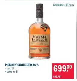 Makro MONKEY SHOULDER 40 % nabídka