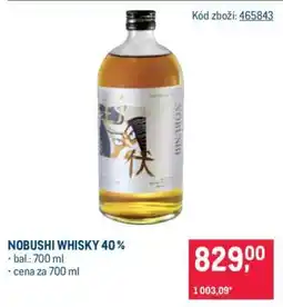 Makro NOBUSHI WHISKY 40 % nabídka
