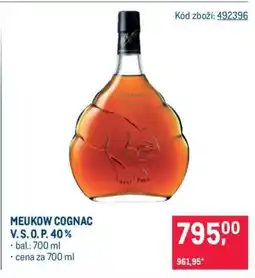 Makro MEUKOW COGNAC V.S.O.P. 40% nabídka