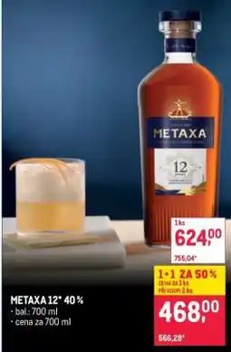 Makro Metaxa 12* 40 % nabídka