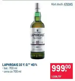 Makro LAPHROAIG 10 Y. O.** 40 % nabídka