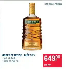 Makro GODET PEARDISE LIKÉR 38 % nabídka
