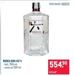 Makro Roku Gin 43 % nabídka