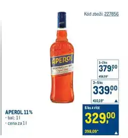 Makro Aperol 11 % nabídka