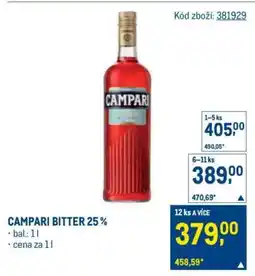Makro Campari Bitter 25 % nabídka