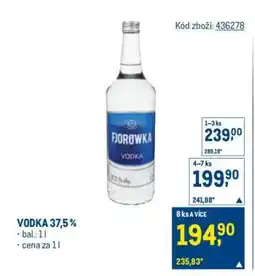 Makro FJOROWKA VODKA nabídka