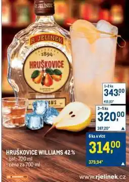 Makro Hruškovice Williams 42 nabídka