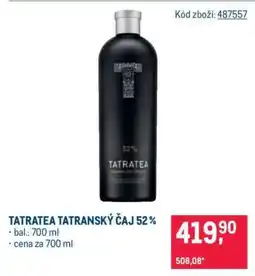 Makro Tatratea Tatranský čaj 52 % nabídka